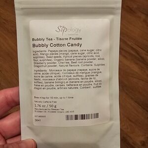 Sipology Bubbly Cotton Candy Tea 50g Caffeine Free Fruit Tisane Steeped Tea